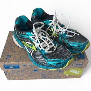 Brooks Ravenna 4 Running Sneakers Blue Green 9